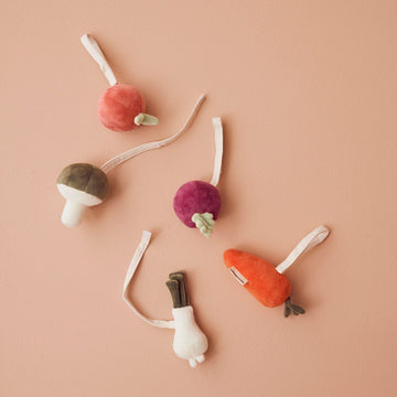 Babygym speeltjes Veggies 5 stuks - Bistro - Kid's Concept